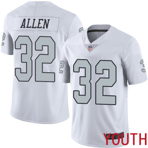 Oakland Raiders Limited White Youth Marcus Allen Jersey NFL Football #32 Rush Vapor Untouchable Jersey